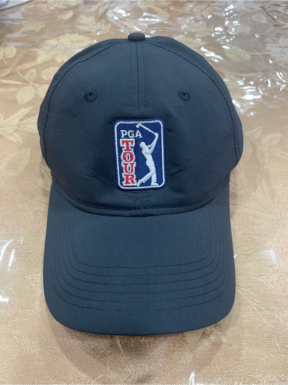 Black PGA TOUR Embroidered Cap